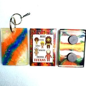 Attack On Titan Keychain or Fridge Magnet "Your Choice"